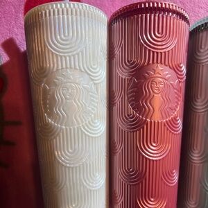 A Set of 4 Starbucks Mermaid Tumblers
